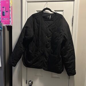 Black Quilted Men’s Jacket